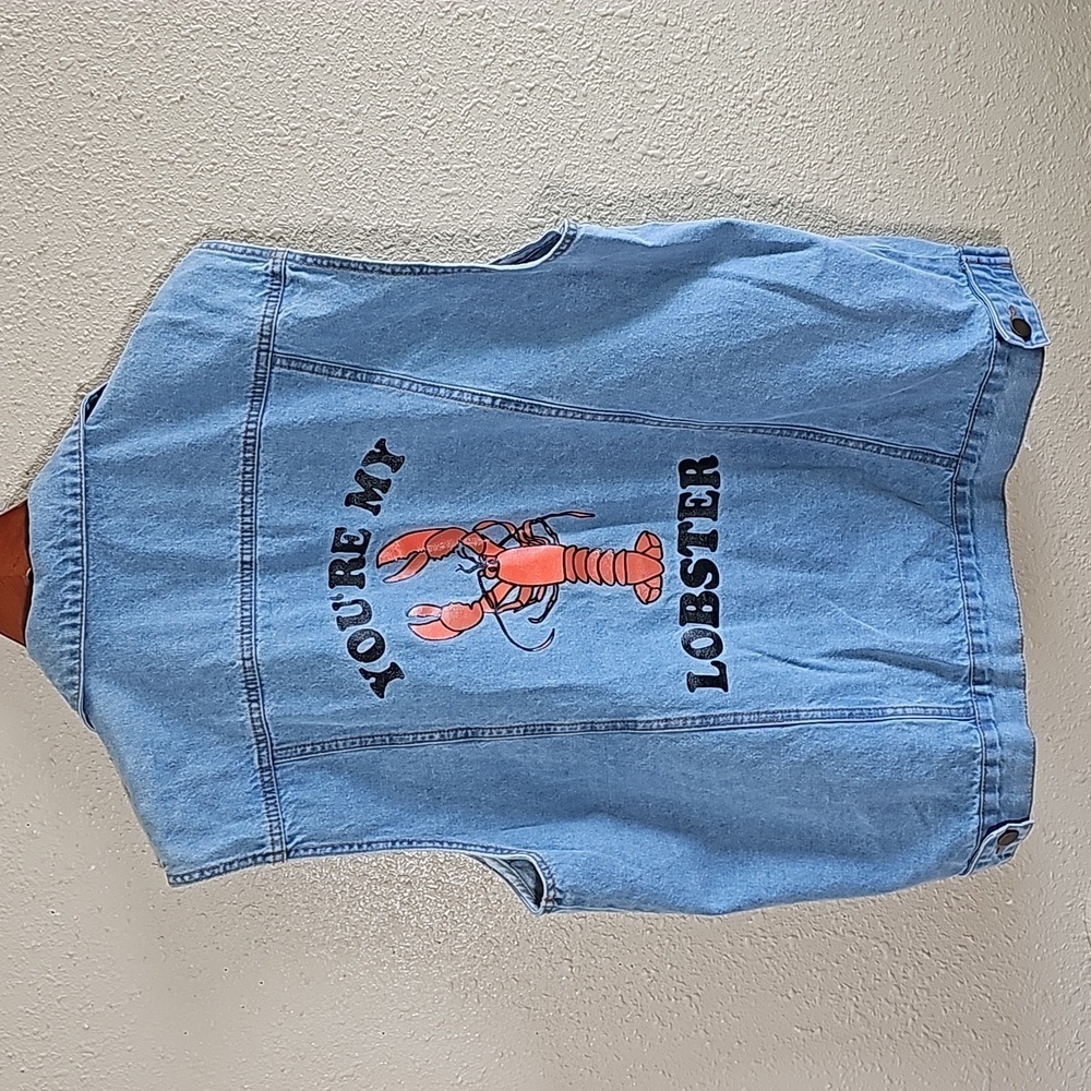 FRIENDS You're My Lobster Jeans Vest.
